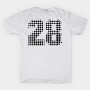 Plaid Number - 0 - Dark T-Shirt